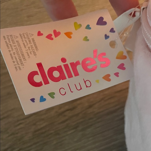 NWT Claire's Pink Cat Plush Handbag - Picture 2 of 6